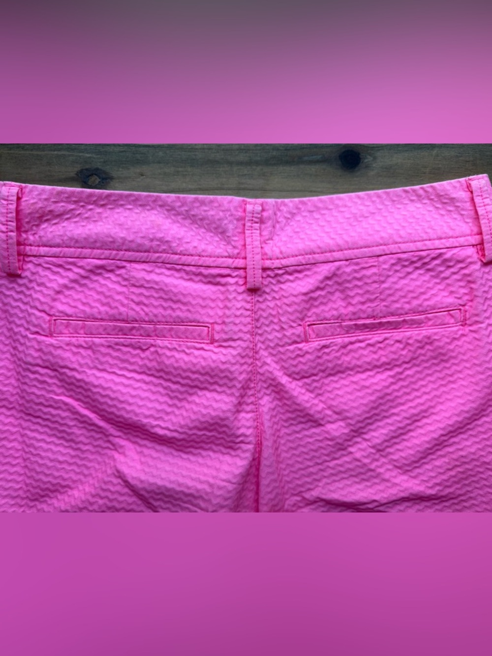 Lilly Pulitzer Callahan Hot Pink Shorts Sz 0 - Picture 7 of 7